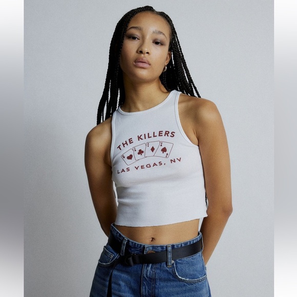UO The Killers Las Vegas Crop Top - Picture 7 of 7